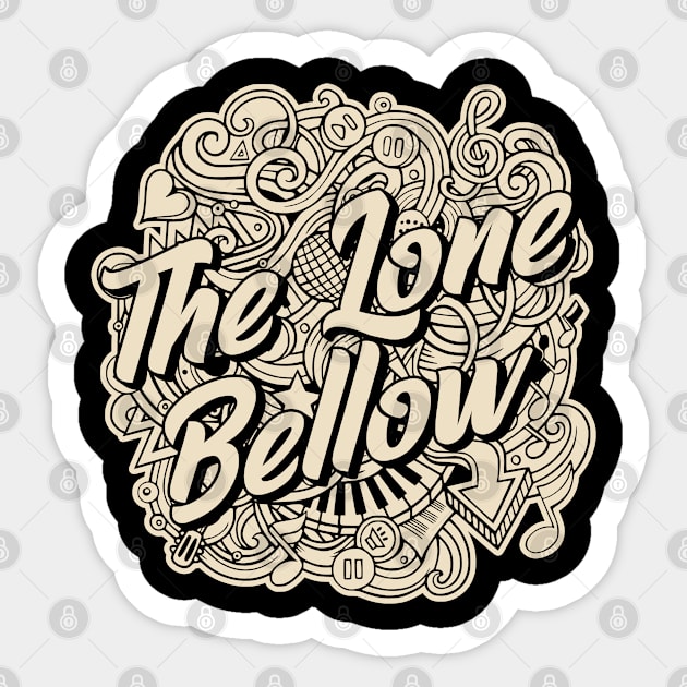 The Lone Bellow - Vintage Sticker by graptail